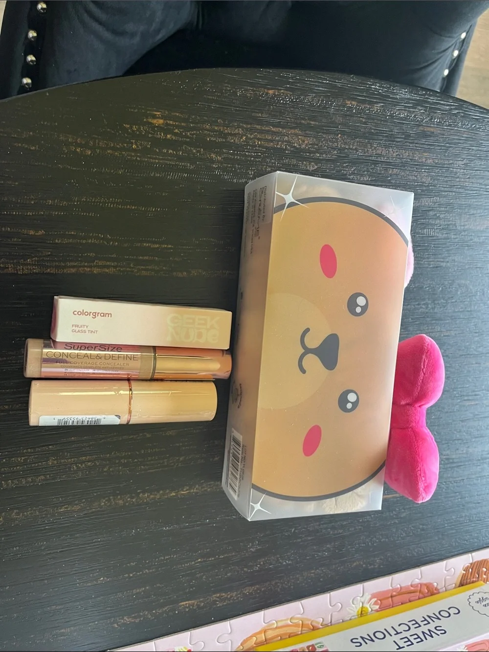 The Crème Shop 3D Teddy Headband & 3 beauty products